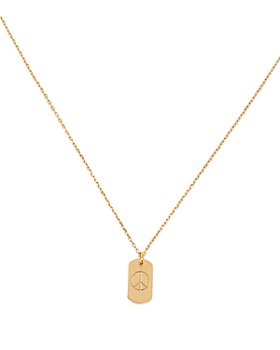 kate spade new york - Wishes Peace Pendant Necklace, 16"-19"