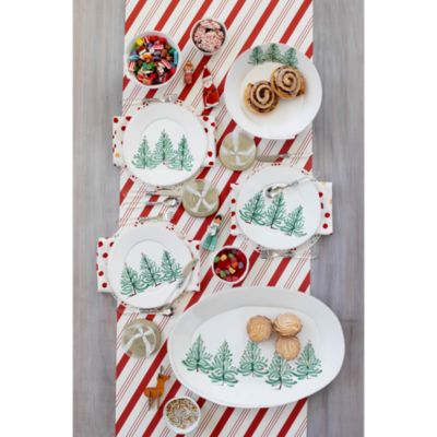 Melamine Lastra Holiday 12 Piece Place Setting