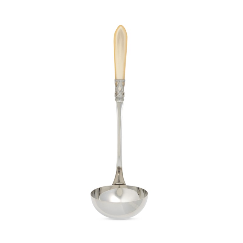 Vietri Aladdin Antique Look Soup Ladle in Antique Ivory