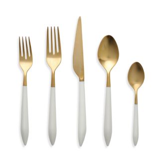 VIETRI Ares Oro & White 5-Piece Place Setting | Bloomingdale's