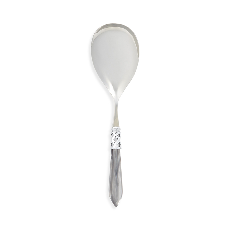 Vietri Aladdin Brilliant Serving Spoon In Light Grey