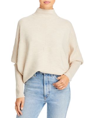 Mock Neck Balloon Sleeve Sweater