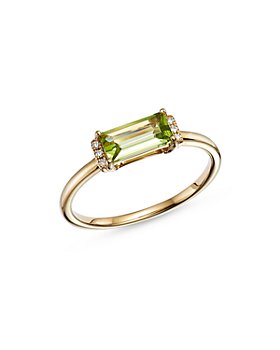 Bloomingdale's - Birthstone & Diamond Accent Stacking Ring in 14K Gold - 100% Exclusive