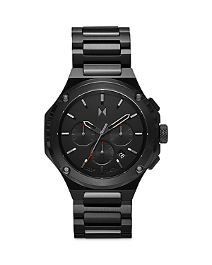 Shop Mvmt Raptor Chronograph, 46mm In Black/black