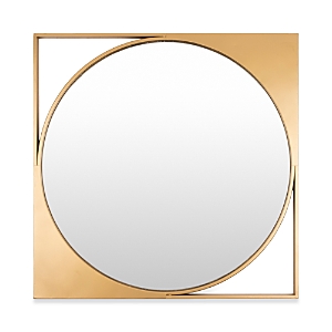Surya Bauhaus Mirror, 30 X 30 In Gold