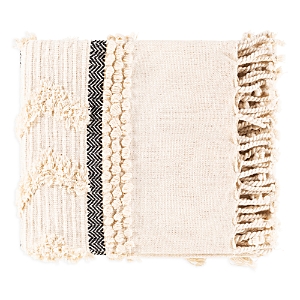Surya Vasant Throw In Ivory/ink