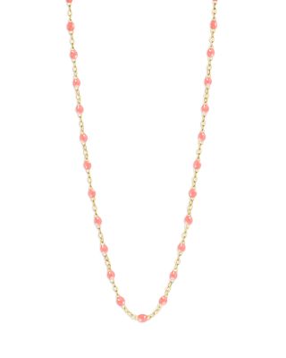 Gigi Clozeau - 18K Yellow Gold Classic Gigi Resin Bead Collar Necklace, 16.5"