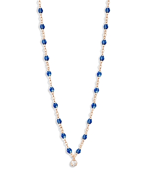 Gigi Clozeau 18k Yellow Gold Supreme Classic Diamond & Resin Bead Collar Necklace, 16.5 In White