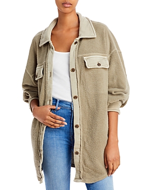 Free People Ruby Jacket In Dirty Olive