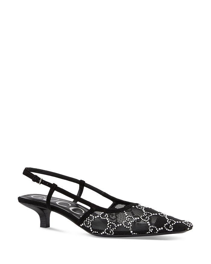 Chanel Black Leather Slingback Block Heels 39.5 at 1stDibs  chanel  slingback 39.5, black block heel slingback shoes, slim back chanel