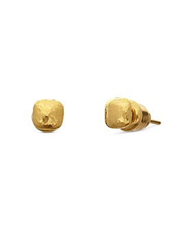 Gurhan - 22K Yellow Gold Spell Pebble Stud Earrings