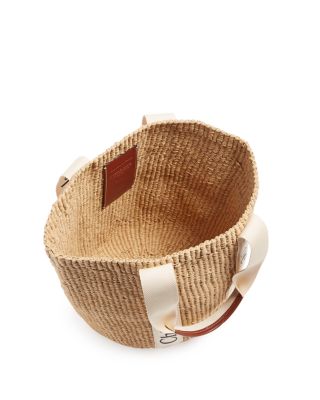x Mifuko Woody Large Woven Basket Tote