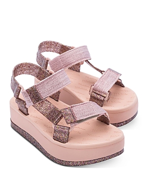 Melissa Women's Slingback Sandals In Pink Glitter