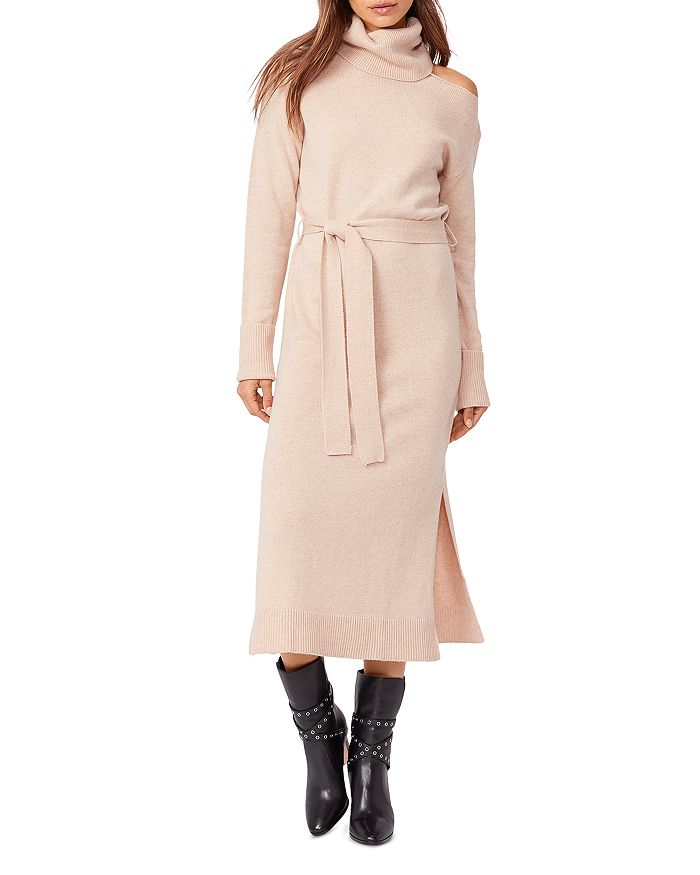 Sweater Dress & Booties – Champagne & Chanel