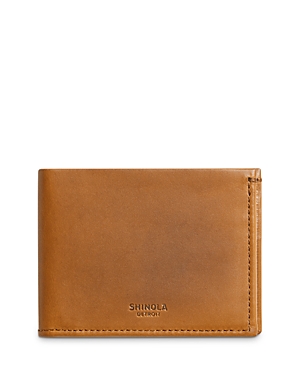 SHINOLA VACHETTA LEATHER SLIM BIFOLD WALLET