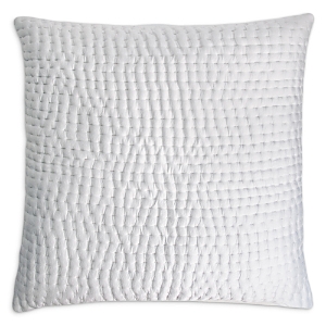 Kevin O'brien Studio Quilted Euro Sham In Grey