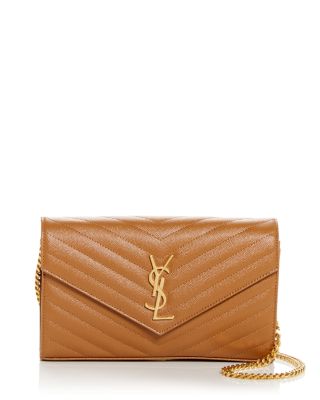 ysl brown purse