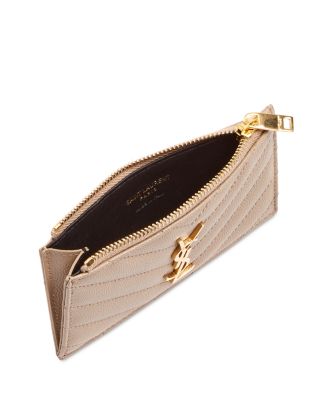 Cassandre Matelass&eacute; Fragments Zipped Card Case