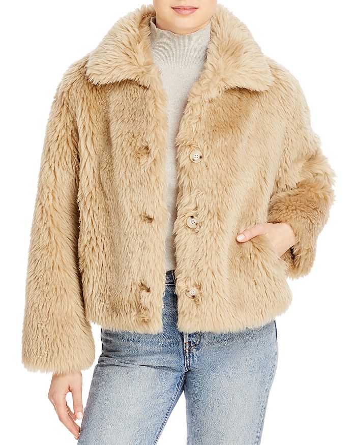 Yves Salomon Faux Fur Jacket | Bloomingdale's
