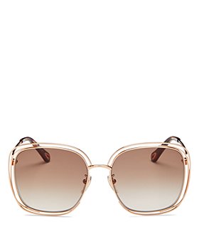 Chloé -  Square Sunglasses, 58mm