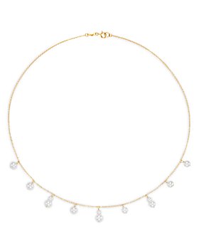 Bloomingdale's - Cultured Freshwater Pearl Dangle Statement Necklace in 14K Yellow Gold, 18" - 100% Exclusive