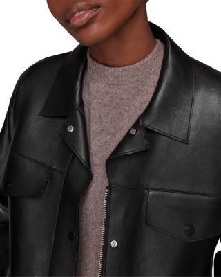 Clean Bonded Leather Jacket