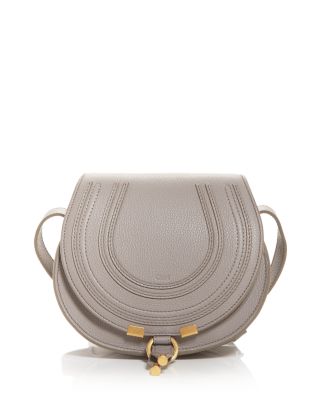 Chloe Marcie Small Leather Saddle Bag