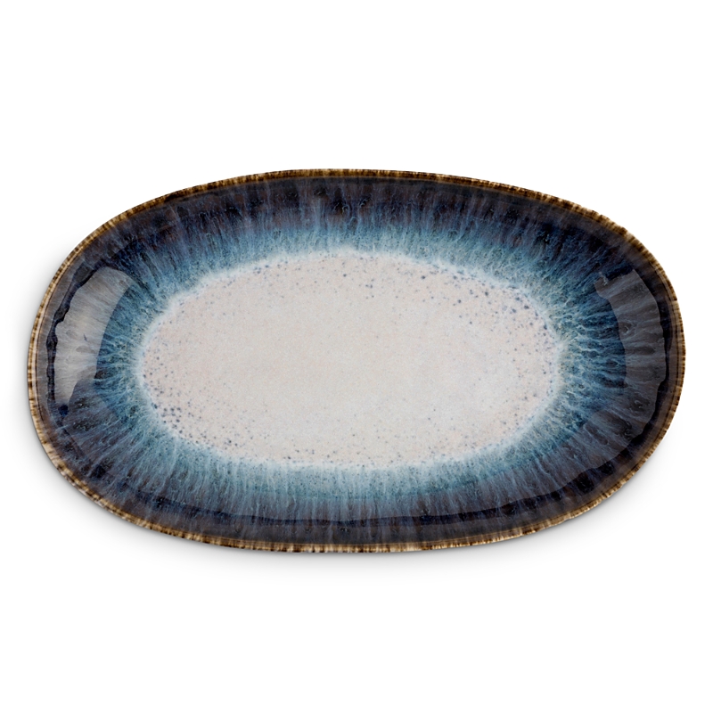 Carmel Ceramica Cypress Grove Oval Platter In Multi