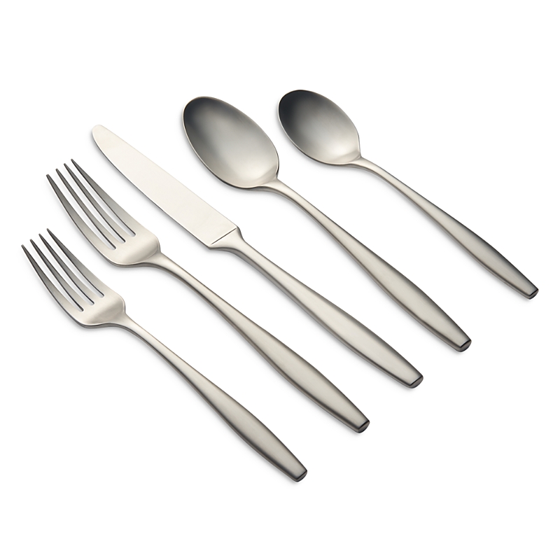 Cambridge Silversmiths Katerina Satin 20 Piece Flatware Set, Service For 4 In Silver