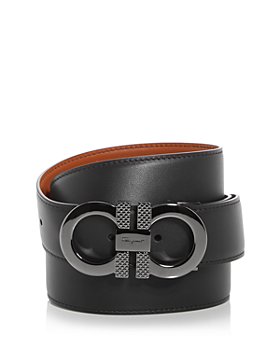 Salvatore Ferragamo - Men's Double Gancini Leather Belt