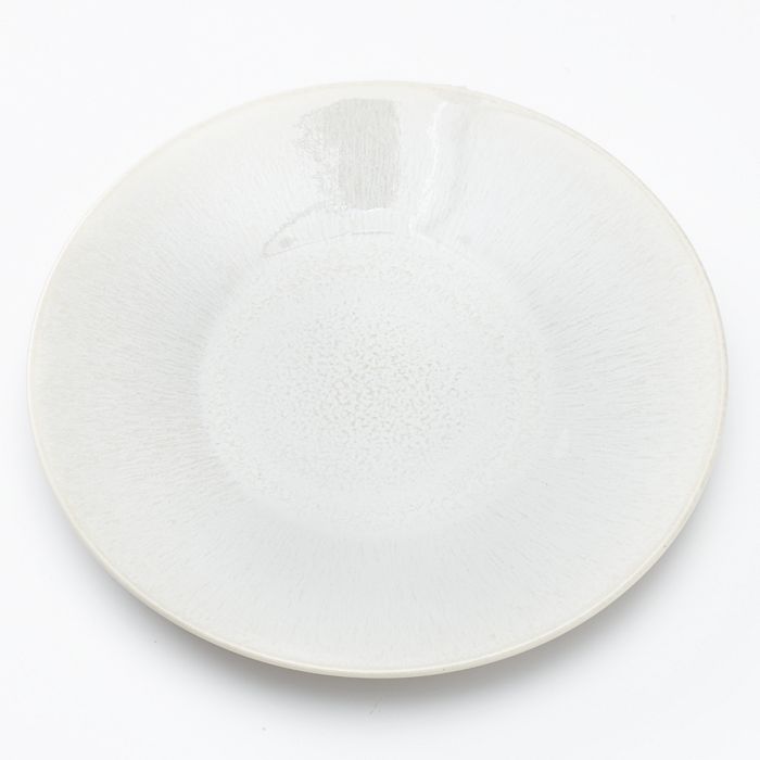 Jars Vuelta Dessert Plate In White Pearl