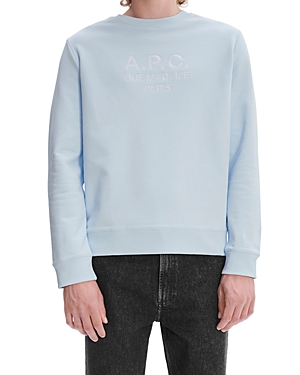 Apc Blue Rufus Sweatshirt In Light Blue