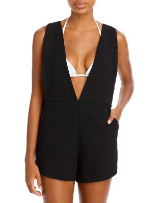 bloomingdales black romper