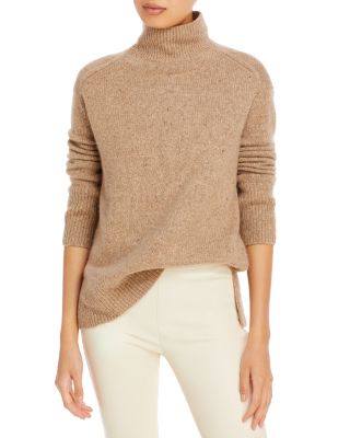 Vince Cashmere Side Slit Turtleneck hotsell Tunic Sweater