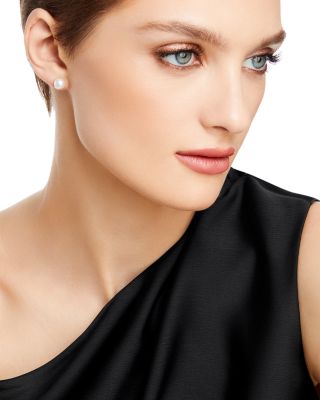 Cultured Freshwater Pearl Stud Earrings in 14K Yellow Gold - 100% Exclusive