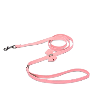 Shop Susan Lanci Designs Nouveau Bow Leash In Puppy Pink