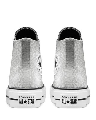 Converse Women's Chuck Taylor All Star Lift Glitter Leopard Print
