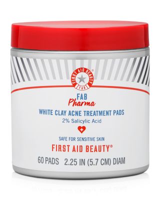 First Aid Beauty - FAB Pharma White Clay Acne Treatment Pads