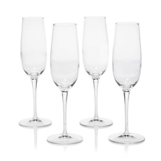 Luigi Bormioli Crescendo 8-ounce Champagne Flute Glasses, 4-piece, 8.25 Oz.  : Target