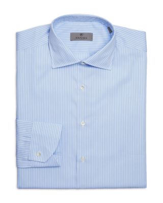 Blue Men's Classic Fit Dress Shirts 