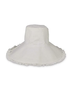 Hat Attack Canvas Packable Hat In White