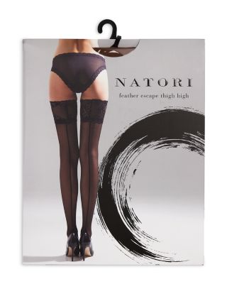 Feather Escape Thigh-High Tights - Pack of 2