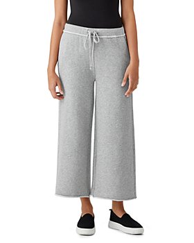 Eileen Fisher - Organic Cotton Wide Leg Crop Pants