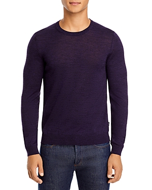 HUGO BOSS LENO-P MERINO WOOL CREWNECK SWEATER