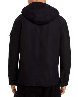 Stone Island Ghost Wool Stretch Flannel Hooded Jacket