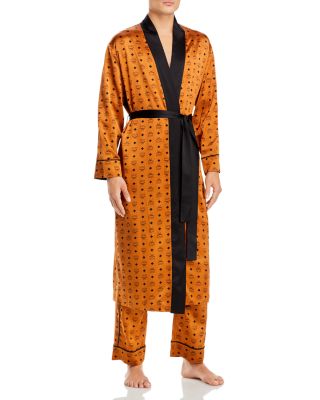 MCM - Unisex Classic Logo Silk Reversible Robe