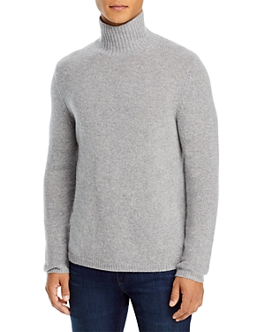Vince Plush Cashmere Solid Regular Fit Turtleneck Sweater
