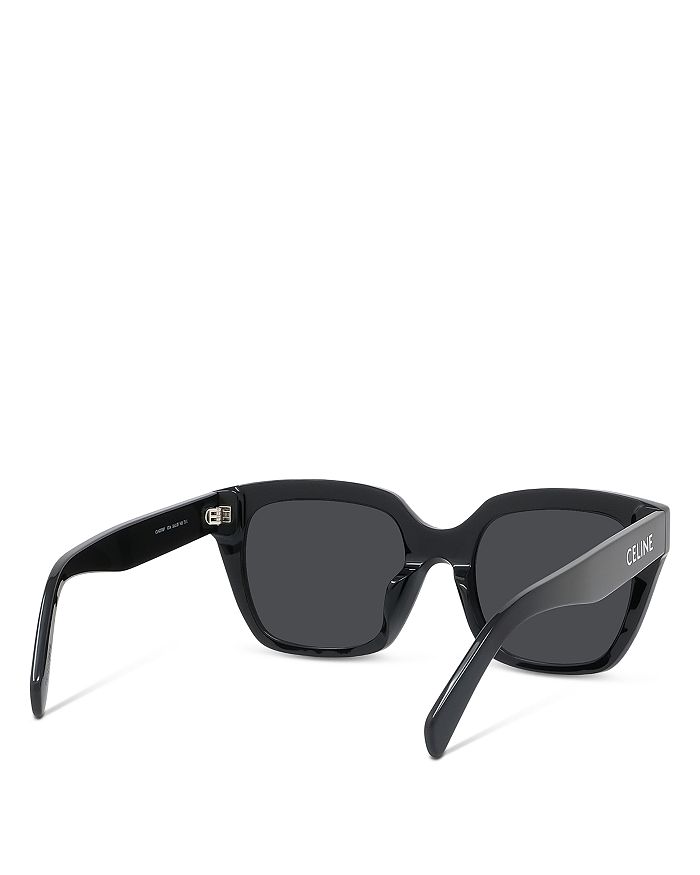Celine Monochroms Square Sunglasses, 56mm In Grey