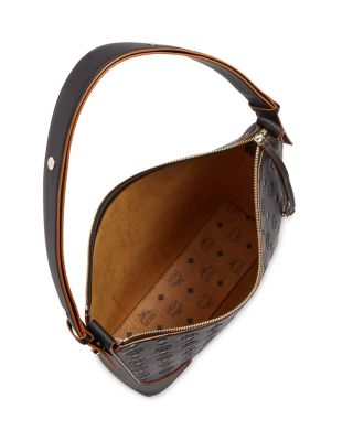 Klara Monogram Embossed Leather Hobo