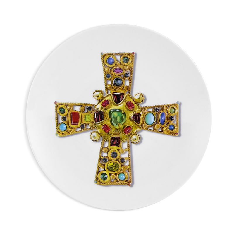 Vista Alegre Love Who You Want By Christain Lacroix Dessert Plate In Byzantine